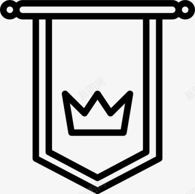 皇冠奖章和徽章8概述图标图标