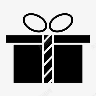 超大礼物盒礼物盒礼物家庭图标图标