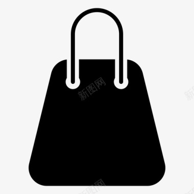 购物袋手提袋旅游图标图标