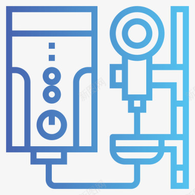 icon用量热水器热水器家具114坡度图标图标