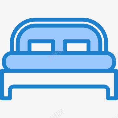 床家具和家居27蓝色图标图标