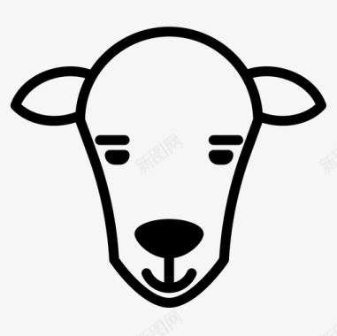 绵羊动物44直系图标图标