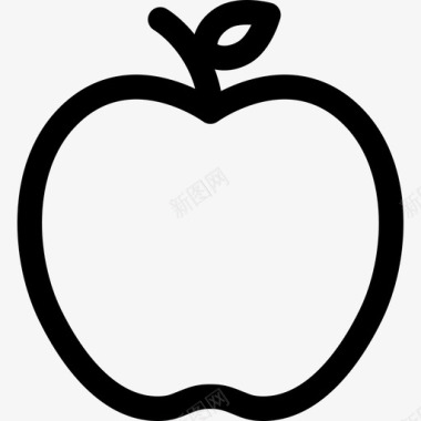 苹果苹果健康食品34直系图标图标