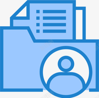 文档存档文档管理1蓝色图标图标