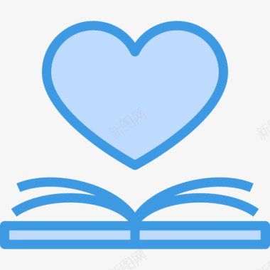书书和阅读5蓝色图标图标