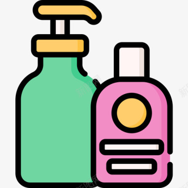 BathBathcharity71线性颜色图标图标