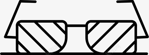 旅游眼睛玻璃眼镜图标图标