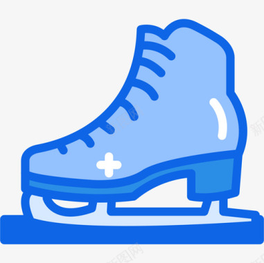 滑冰第9季蓝色图标图标