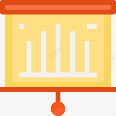 投影屏幕商业基本元素3平面图标图标