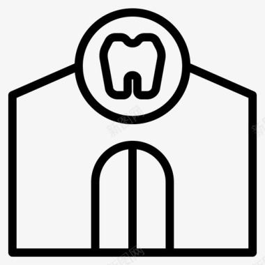 牙科诊所医疗保健医院图标图标
