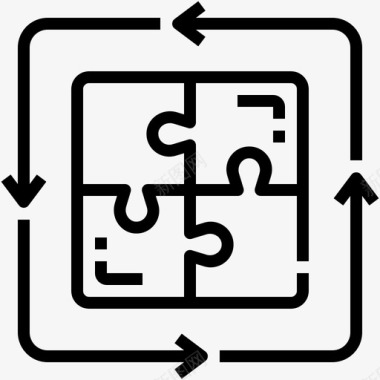 软件方案拼图商业游戏图标图标