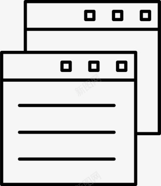 淘宝页面模板浏览器页面模板图标图标