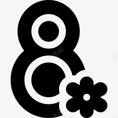 妇女节设计素材妇女节妇女节8已满图标图标