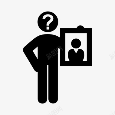 失踪迷路人图标图标