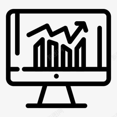 矢量报表业务仪表板图表图标图标