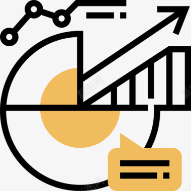 黄色板信息数据分析黄色阴影图标图标