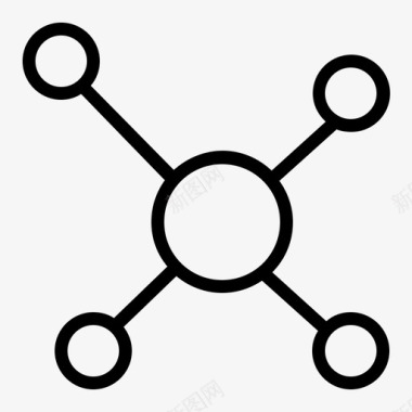 移动互联网海报连接器通信互联网图标图标