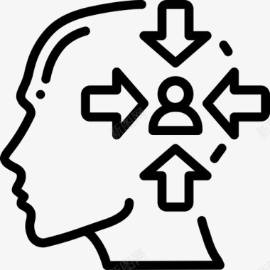 内向人类思维38直系图标图标