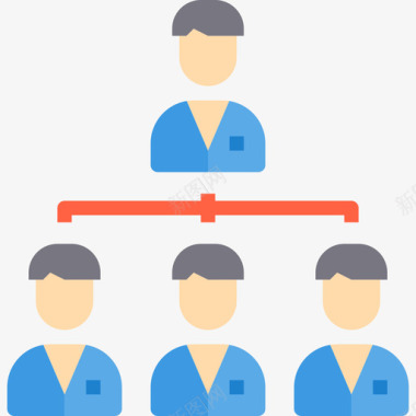 结构骨架层次结构企业管理32扁平图标图标