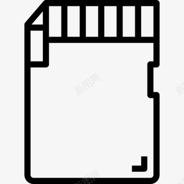 SD卡录音Sd卡小工具3线性图标图标