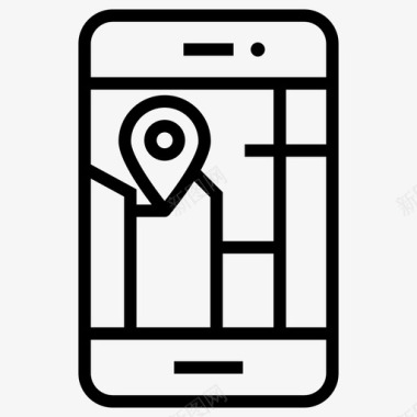定位默认图标移动定位查找手机地图地图定位图标图标