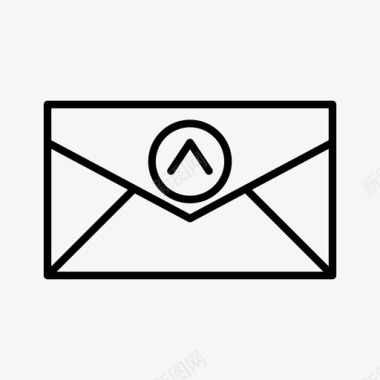 电子邮件信封消息图标图标