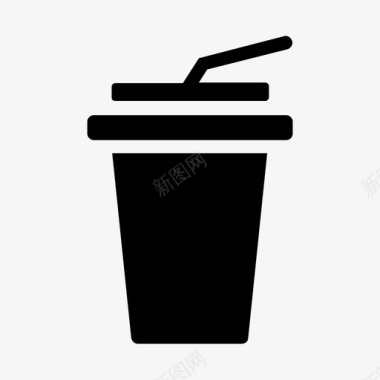 玻璃杯饮料咖啡杯玻璃杯图标图标