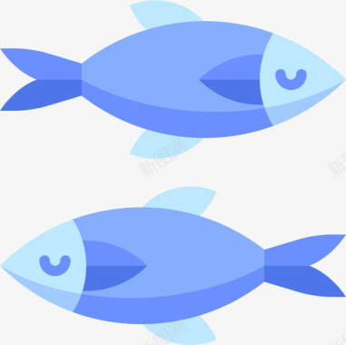 鲱鱼荷兰18扁平图标图标