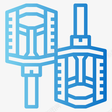 自行车踏板抓踏板自行车3坡度图标图标
