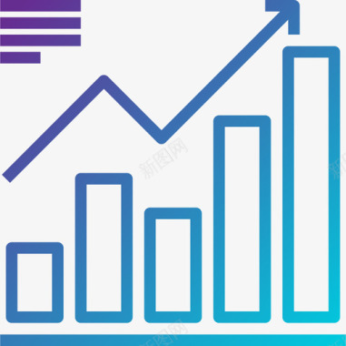 还增加增加业务图表梯度图标图标