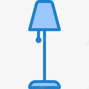 落地灯家用18蓝色图标图标