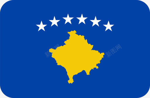 矢量图Kosovo图标