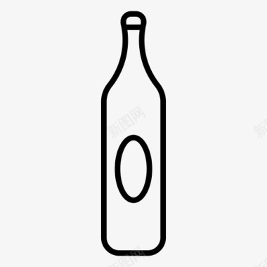 玻璃杯啤酒瓶酒吧啤酒厂图标图标