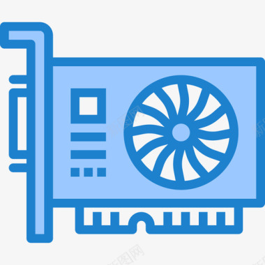 SIM卡Vga卡计算机硬件15蓝色图标图标