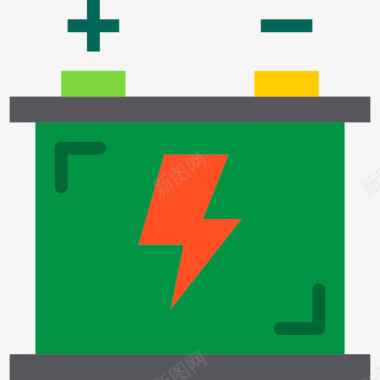 电池电池生态151无电图标图标