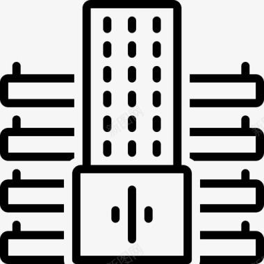 公司印章PSD公司公寓建筑图标图标