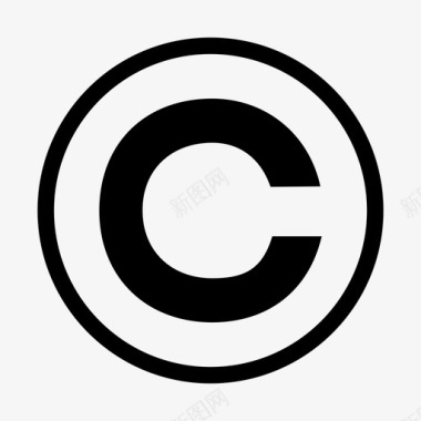 保护版权知识产权法律图标图标