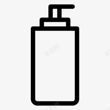 皂液器美容瓶图标图标
