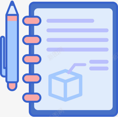 注释在线教育25线颜色图标图标