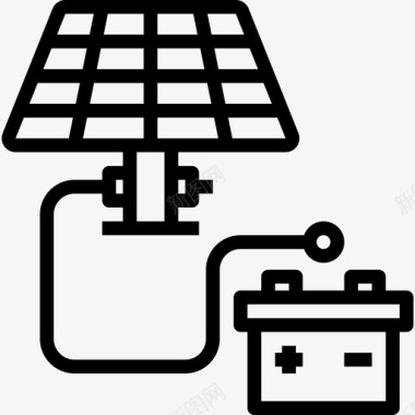 能量回收电池能量38线性图标图标