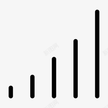 条鹅信号移动信号信号条图标图标