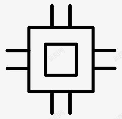 消费CPUcpu计算机工程图标图标