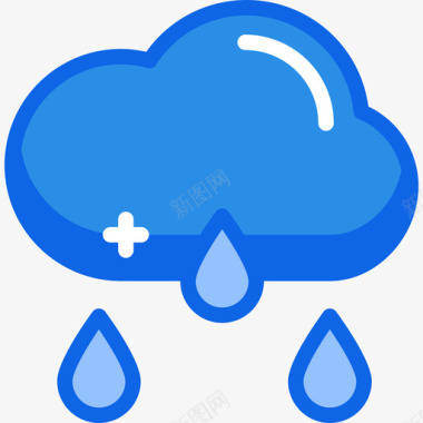 雨第九季蓝色图标图标