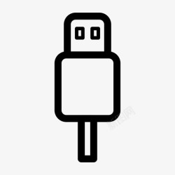 延长线usb线延长线usb充电器图标高清图片