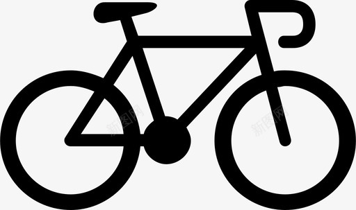 自行车骑行运动图标图标