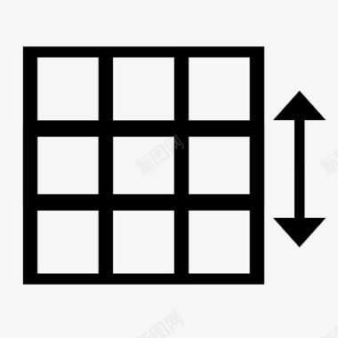 增加减少图标增加行高图标