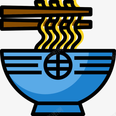 党徽标志素材面条中国传统3线颜色图标图标