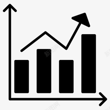 数据图工作业务图数据分析增长图图标图标