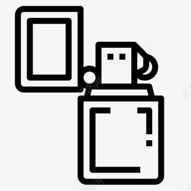 火焰图标打火机燃烧火焰图标图标