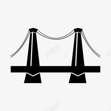 桥梁桥梁说明符号图标图标
